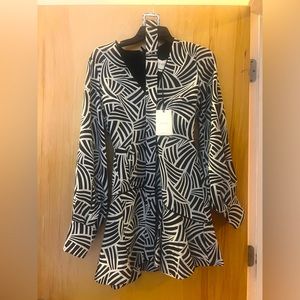 Brand New. Never Worn. Alexis Amrei Animal Print Mini Dress With Belt. Size XS.